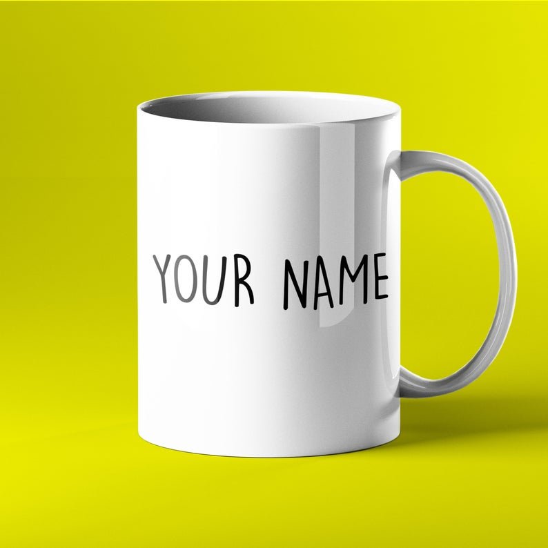Personalised There's no 'I' in team but there is a 'U' in cunt - Offensive Mug - Prickly Cards